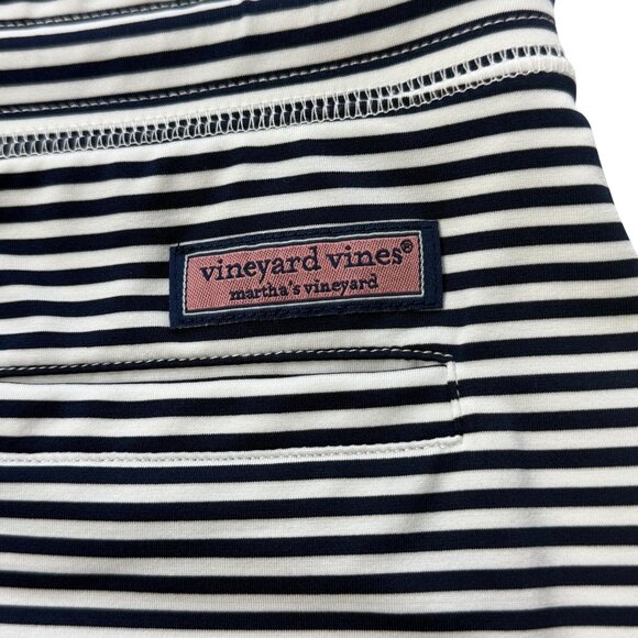 Vineyard Vines Sankaty Skort Navy Stripe Girls Medium - Picture 5 of 13